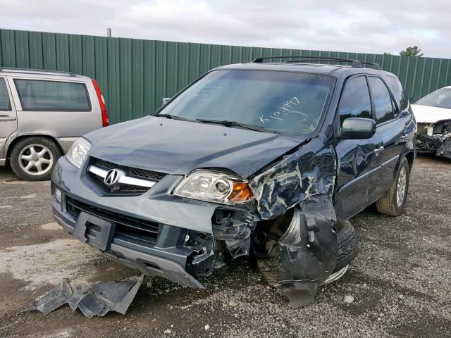 2HNYD18986H546138 - 2006 ACURA MDX TOURIN BLUE photo 2