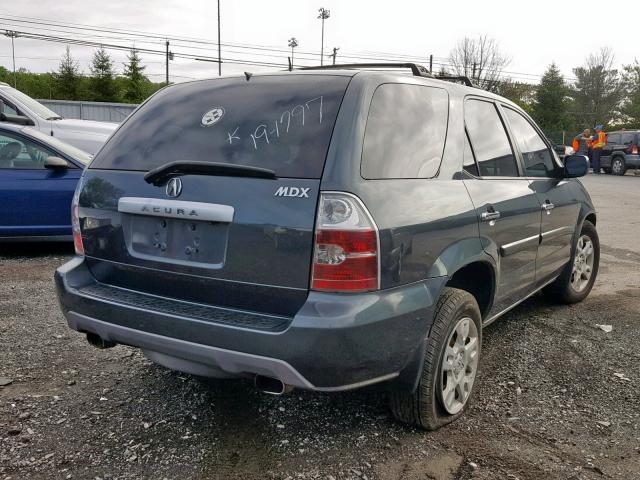 2HNYD18986H546138 - 2006 ACURA MDX TOURIN BLUE photo 4