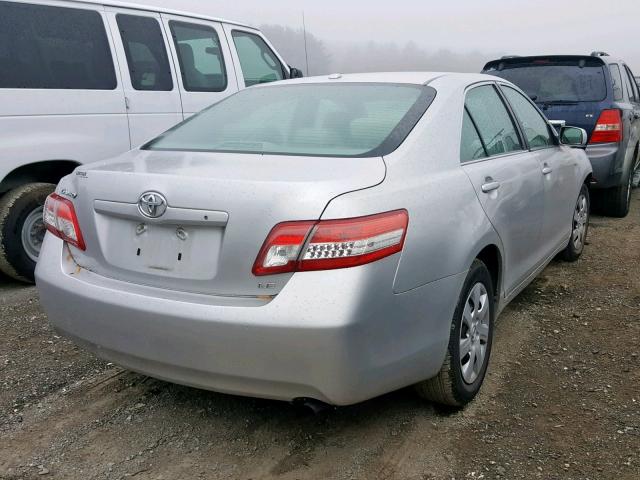 4T1BF3EK6BU132285 - 2011 TOYOTA CAMRY BASE GRAY photo 4