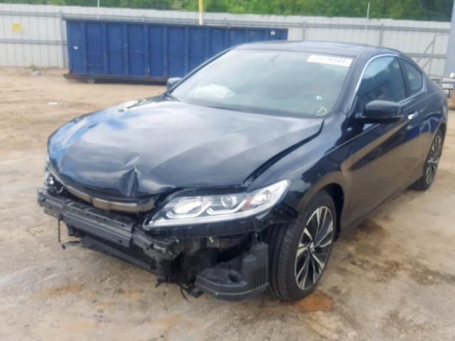 1HGCT2B83HA004666 - 2017 HONDA ACCORD EXL BLACK photo 2