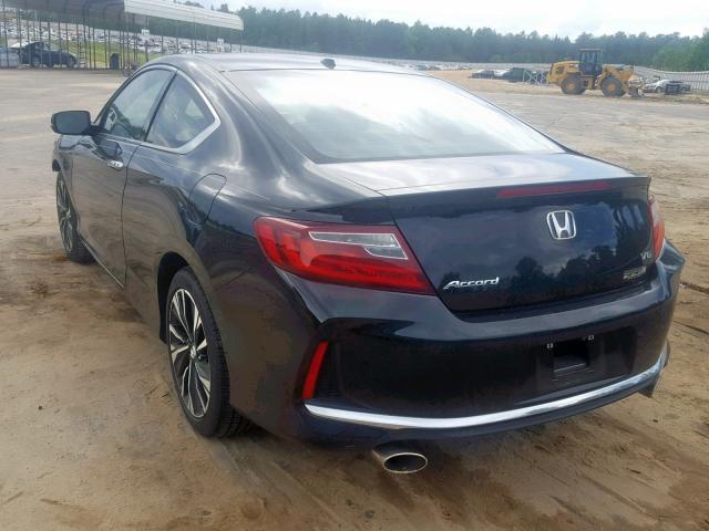 1HGCT2B83HA004666 - 2017 HONDA ACCORD EXL BLACK photo 3