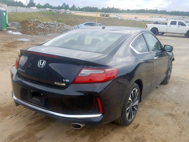 1HGCT2B83HA004666 - 2017 HONDA ACCORD EXL BLACK photo 4