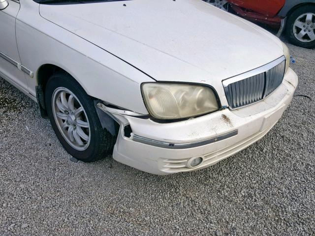 KMHFU45E34A347537 - 2004 HYUNDAI XG 350 WHITE photo 9