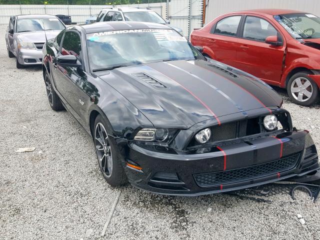 1ZVBP8CF9E5283055 - 2014 FORD MUSTANG GT BLACK photo 1