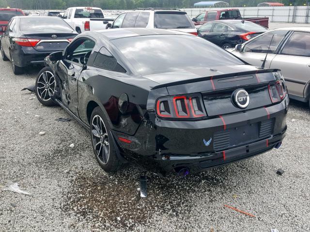 1ZVBP8CF9E5283055 - 2014 FORD MUSTANG GT BLACK photo 3