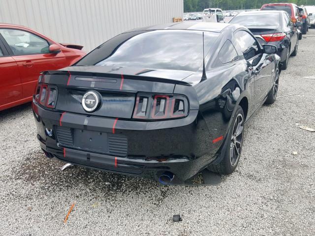 1ZVBP8CF9E5283055 - 2014 FORD MUSTANG GT BLACK photo 4