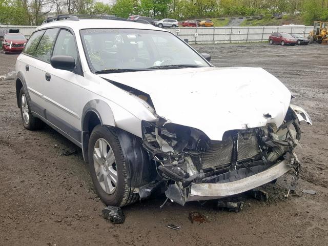 4S4BP61C657371142 - 2005 SUBARU LEGACY OUT WHITE photo 1