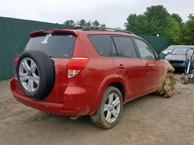 JTMZD32VX86055442 - 2008 TOYOTA RAV4 SPORT RED photo 4