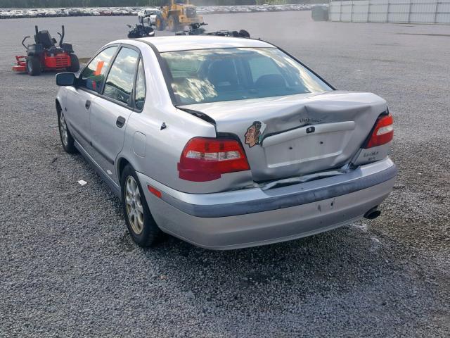 YV1VS29552F801219 - 2002 VOLVO S40 1.9T SILVER photo 3