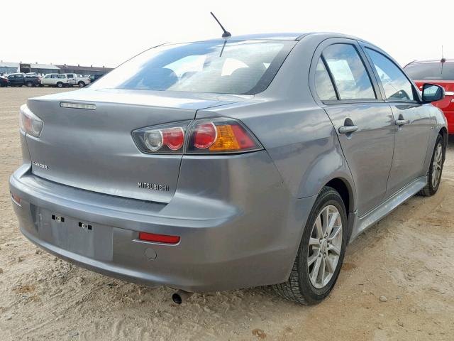 JA32U2FUXFU022364 - 2015 MITSUBISHI LANCER ES SILVER photo 4