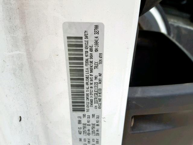 3C6TRVCG8JE113123 - 2018 RAM PROMASTER 白色 照片 10