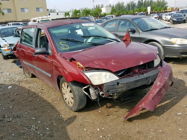 1FAFP34N86W105166 - 2006 FORD FOCUS ZX4 RED photo 1