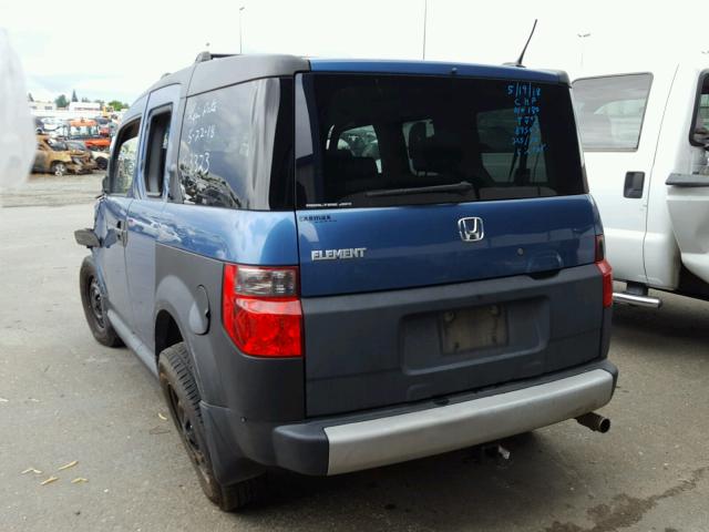 5J6YH28636L023323 - 2006 HONDA ELEMENT EX BLUE photo 3