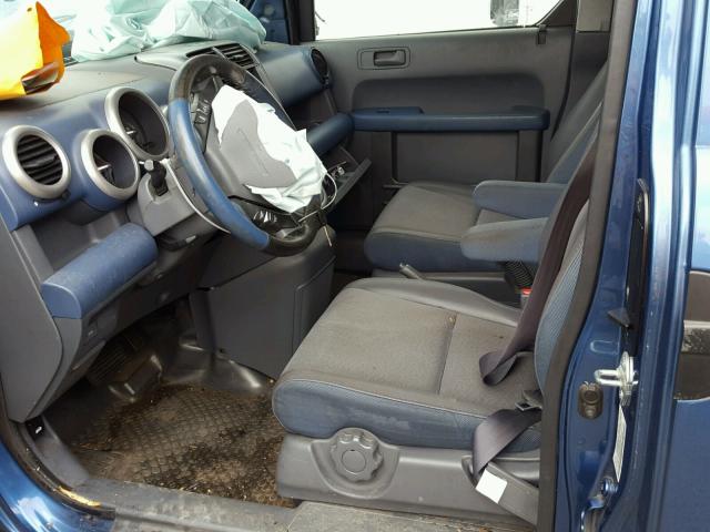 5J6YH28636L023323 - 2006 HONDA ELEMENT EX BLUE photo 5