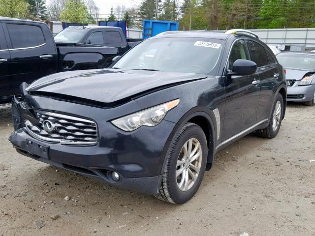 JN8AS1MW4AM852594 - 2010 INFINITI FX35 BLACK photo 2