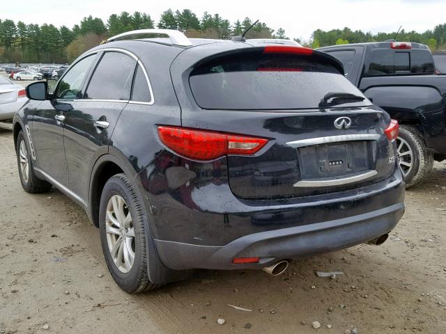 JN8AS1MW4AM852594 - 2010 INFINITI FX35 BLACK photo 3