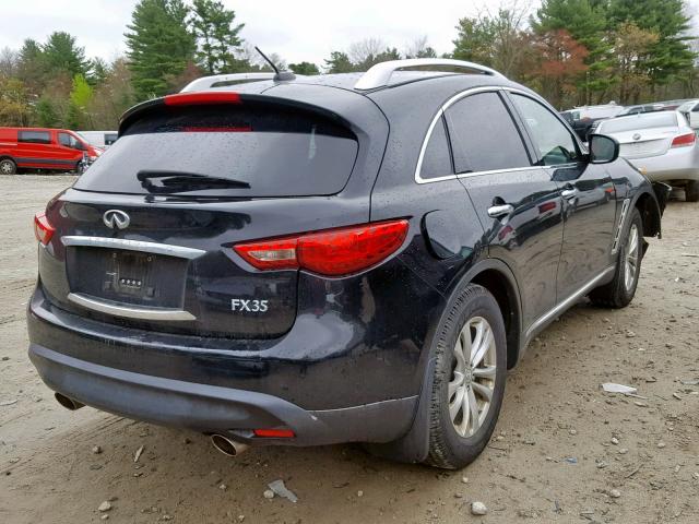 JN8AS1MW4AM852594 - 2010 INFINITI FX35 BLACK photo 4