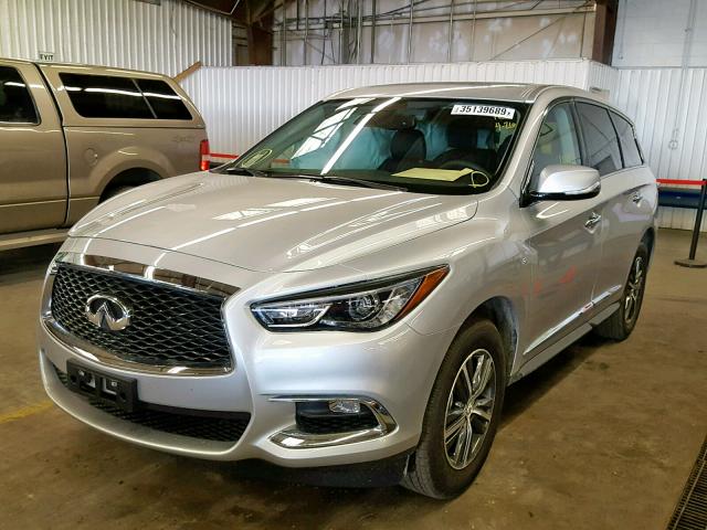 5N1DL0MM0KC557364 - 2019 INFINITI QX60 LUXE SILVER photo 2