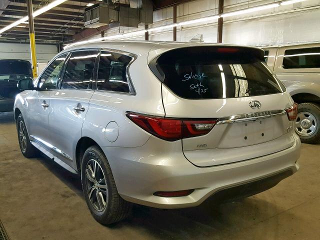 5N1DL0MM0KC557364 - 2019 INFINITI QX60 LUXE SILVER photo 3