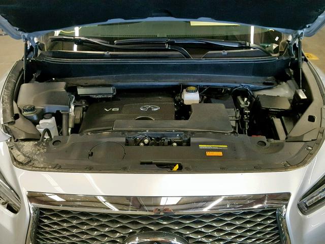 5N1DL0MM0KC557364 - 2019 INFINITI QX60 LUXE SILVER photo 7