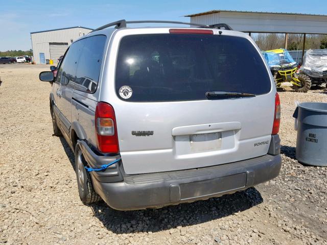 1GMDX03E73D226842 - 2003 PONTIAC MONTANA SILVER photo 3