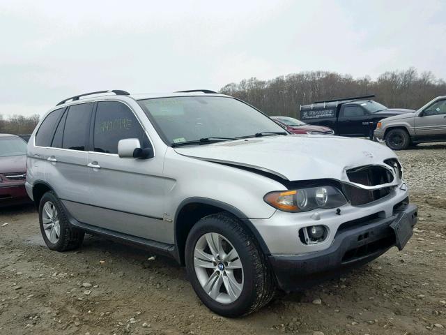 5UXFB53565LV18112 - 2005 BMW X5 4.4I SILVER photo 1