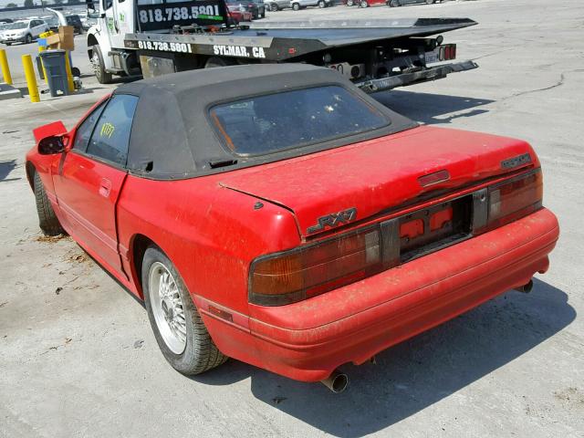 JM1FC3524M0907899 - 1991 MAZDA RX7 RED photo 3