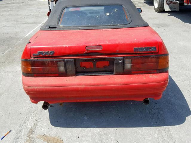 JM1FC3524M0907899 - 1991 MAZDA RX7 RED photo 9