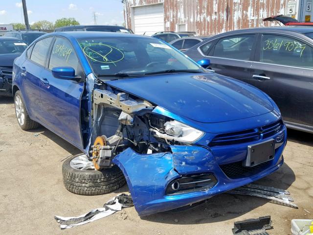 1C3CDFBA4DD342676 - 2013 DODGE DART SXT BLUE photo 1