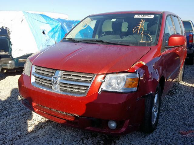 1D8HN54P08B154198 - 2008 DODGE GRAND CARAVAN SXT  photo 2