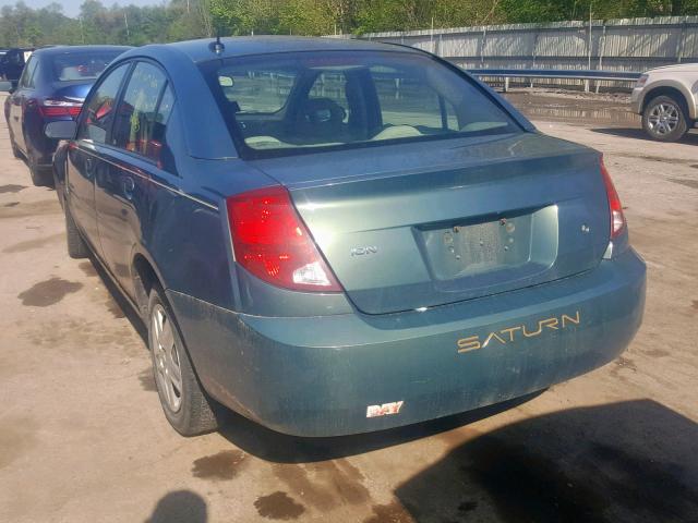 1G8AJ55F77Z208632 - 2007 SATURN ION LEVEL GREEN photo 3