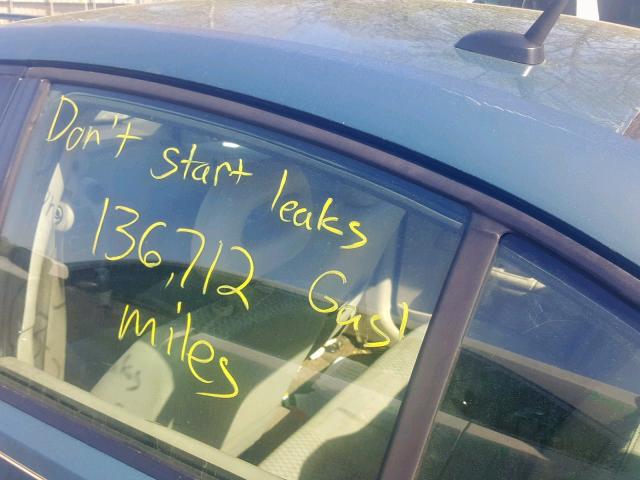 1G8AJ55F77Z208632 - 2007 SATURN ION LEVEL GREEN photo 9