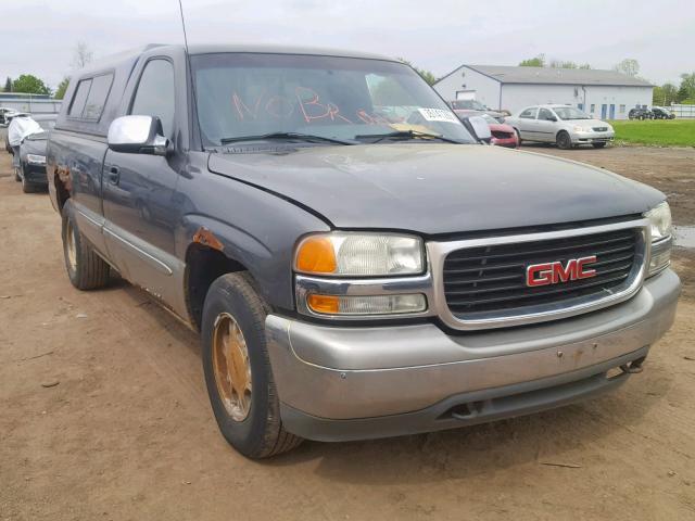 1GTEC14V21Z297939 - 2001 GMC NEW SIERRA GRAY photo 1