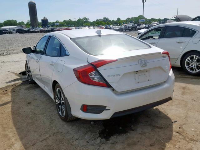 2HGFC1F78JH642511 - 2018 HONDA CIVIC EXL WHITE photo 3