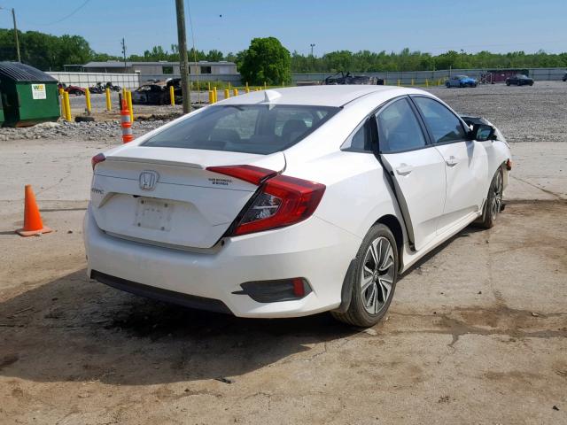 2HGFC1F78JH642511 - 2018 HONDA CIVIC EXL WHITE photo 4