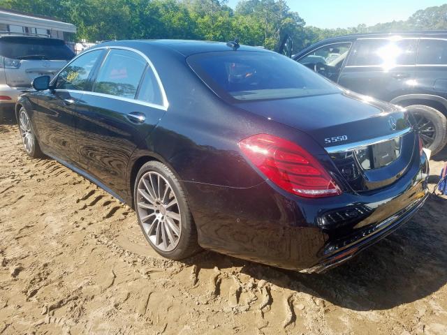 WDDUG8CBXFA158671 - 2015 MERCEDES-BENZ S 550 BLACK photo 3