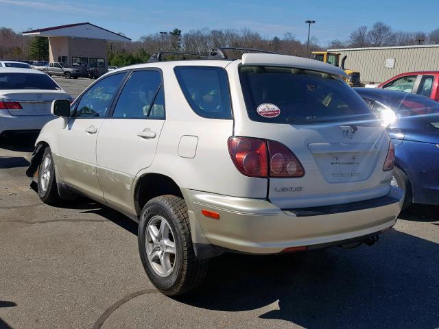 JT6HF10U9X0035535 - 1999 LEXUS RX 300 WHITE photo 3