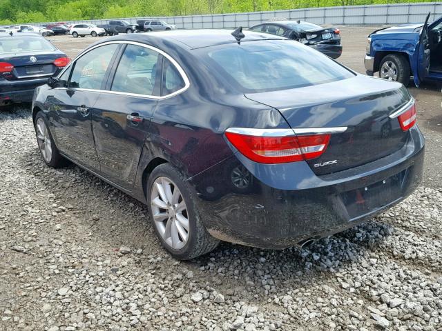 1G4PP5SK2D4171607 - 2013 BUICK VERANO BLACK photo 3