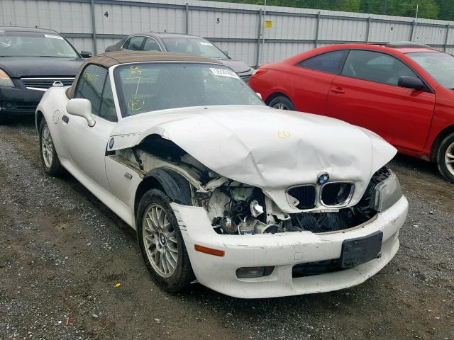 4USCN33442LM07037 - 2002 BMW Z3 2.5 WHITE photo 1