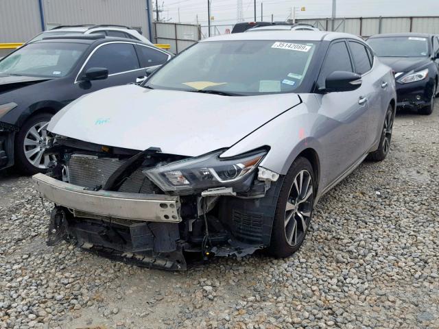 1N4AA6AP8HC369902 - 2017 NISSAN MAXIMA 3.5 SILVER photo 2