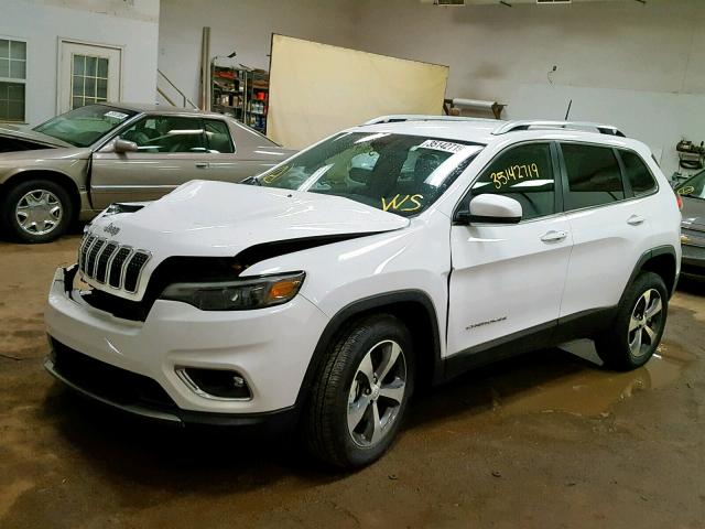 1C4PJMDN5KD320144 - 2019 JEEP CHEROKEE L WHITE photo 2