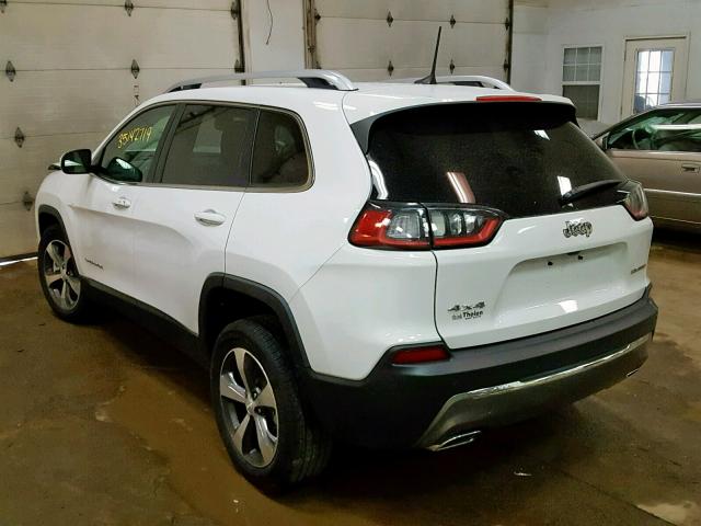 1C4PJMDN5KD320144 - 2019 JEEP CHEROKEE L WHITE photo 3