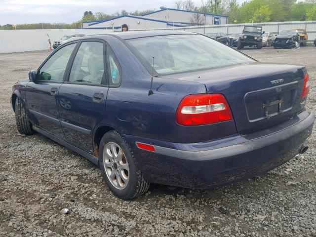 YV1VS29552F827951 - 2002 VOLVO S40 1.9T BLUE photo 3