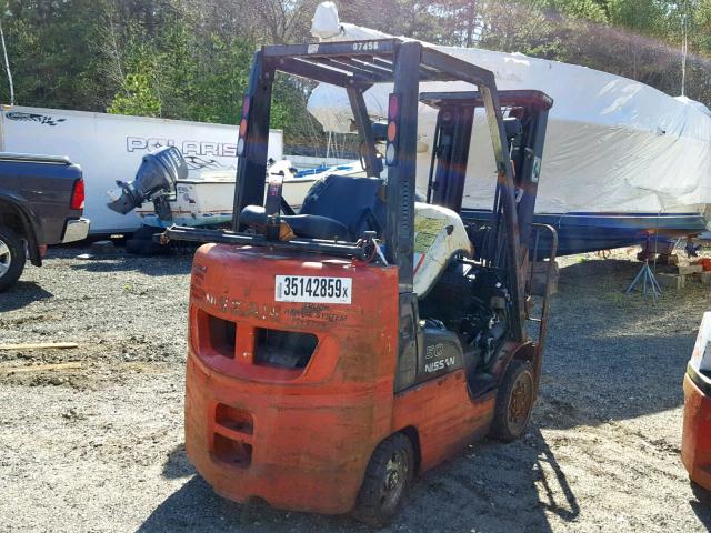 E902630 - 1990 NISSAN FORKLIFT ORANGE photo 4