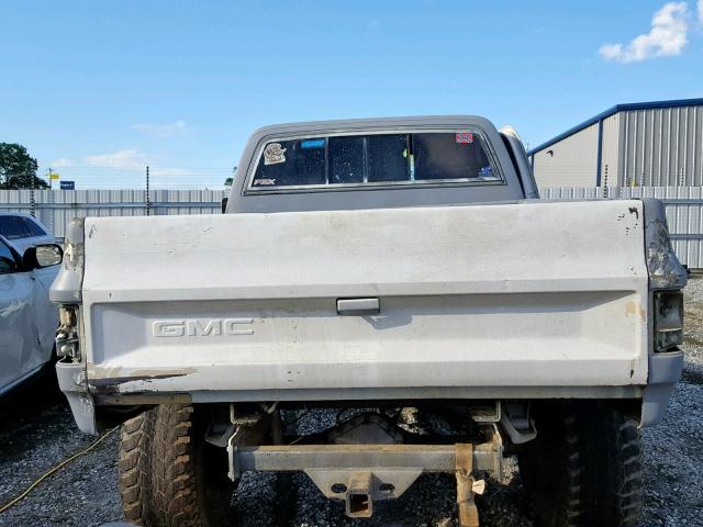 2GCEK14H9E1178202 - 1984 CHEVROLET K10 GRAY photo 6