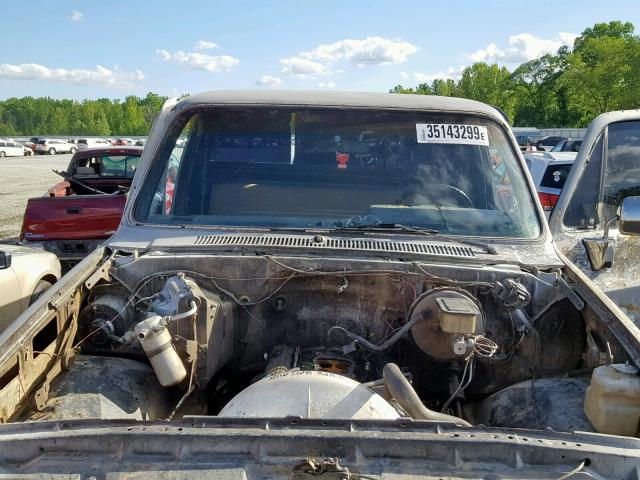 2GCEK14H9E1178202 - 1984 CHEVROLET K10 GRAY photo 7