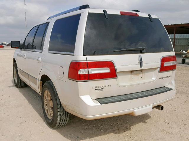 5LMJJ2J52AEJ07491 - 2010 LINCOLN NAVIGATOR 白色 照片 3