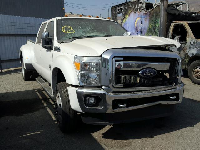 1FT8W4DT2GED24755 - 2016 FORD F450 SUPER WHITE photo 1