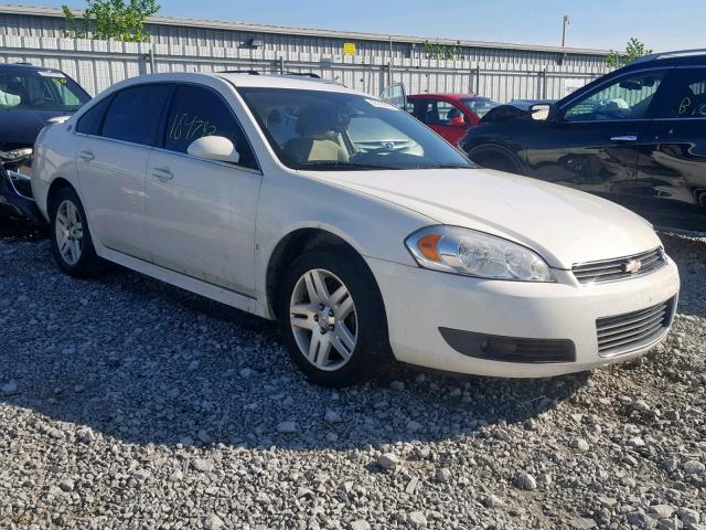 2G1WC57M891256873 - 2009 CHEVROLET IMPALA 2LT WHITE photo 1