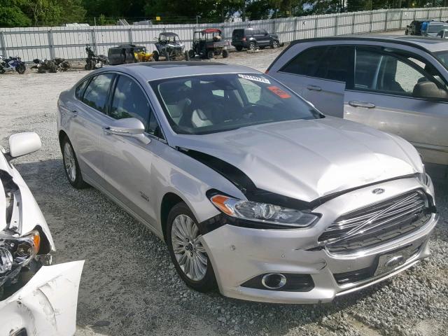 3FA6P0SU7DR331997 - 2013 FORD FUSION TIT SILVER photo 1